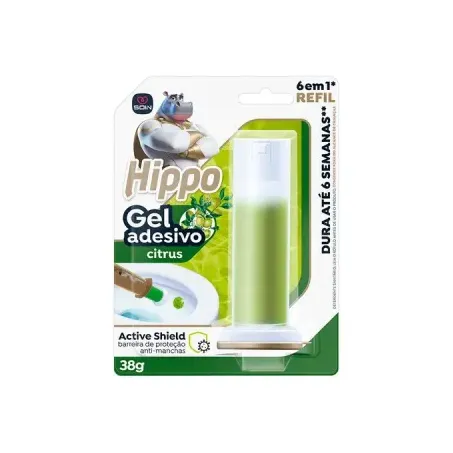 GEL ADESIVO HIPPO 38G REFIL CITRUS