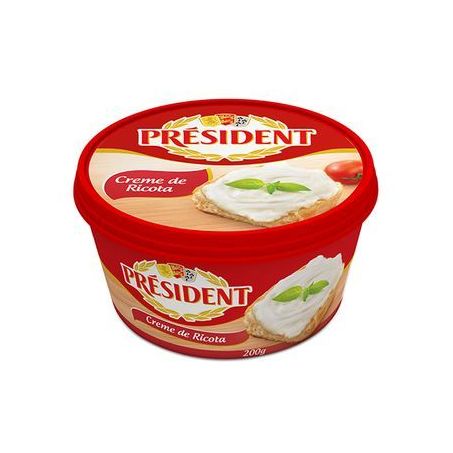 CREME RICOTA PRESIDENT PT 200 G