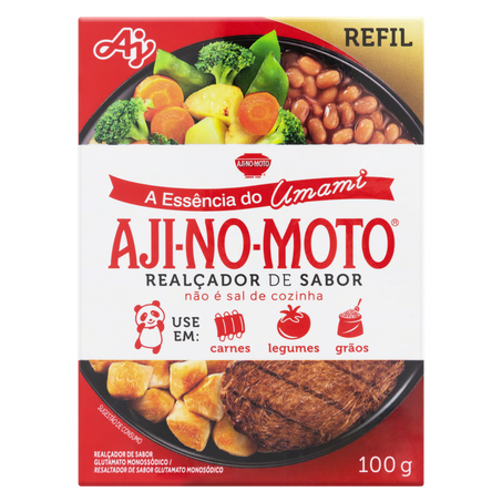 Realçador de Sabor Ajinomoto A Essência do Umami Caixa 100gr - Refil