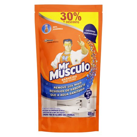 DESINFETANTE BANHEIRO MR MÚSCULO SACHÊ REFIL