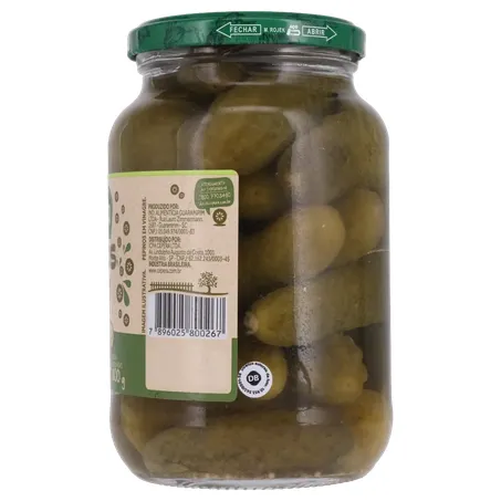 Pepinos em Conserva Cepêra Pote de Vidro 300gr 360-10