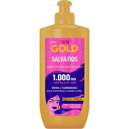 CREME PENTEAR NIELY GOLD SALVA FIOS 250ML
