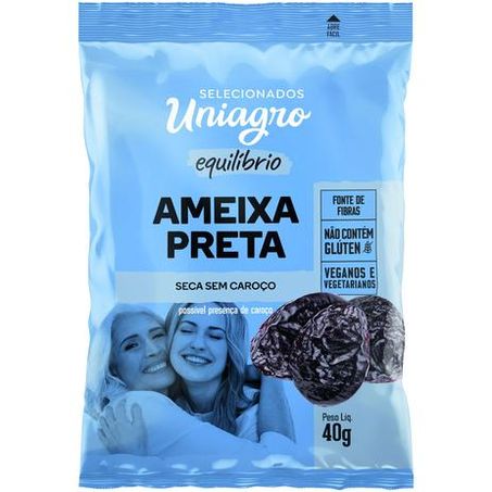 Ameixa seca uniagro sem caroço 150g