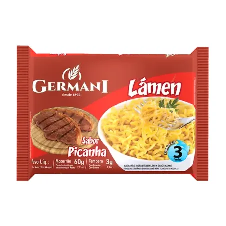 MACARRAO INSTANTANEO PICANHA GERMANI 60 G         