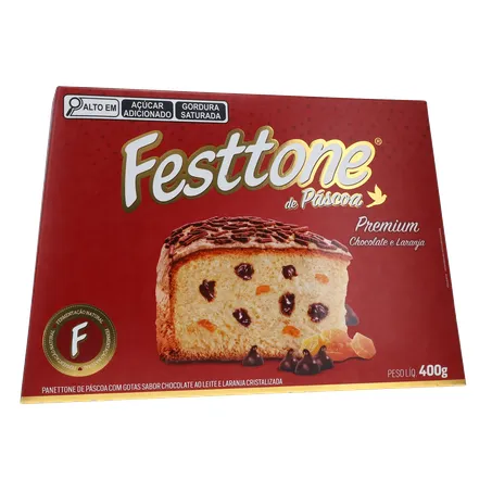 Panettone de Páscoa Festtone Chocolate e Laranja Cristalizada 400G 360-17