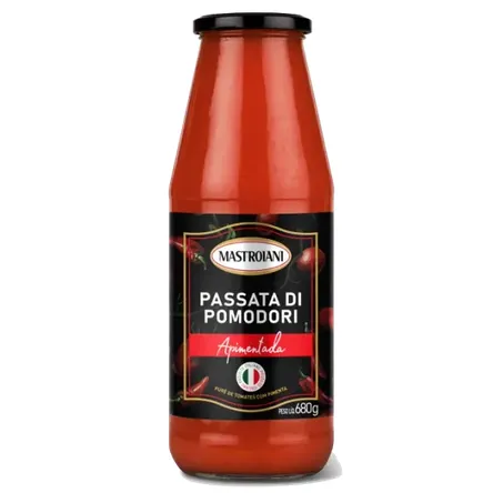 Passata di pomodori Mastroiani apimentada 680g