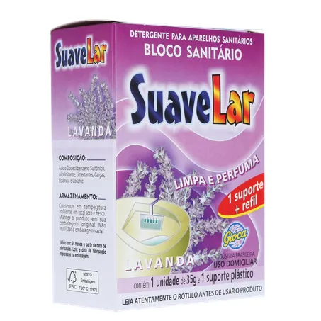 Bloco Sanitario Suave Lar Lavanda 35g 360-32