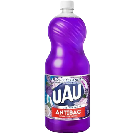 Desinfetante Uau Antibac Lavanda E Rosas 2l