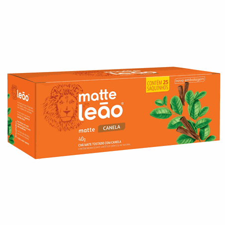 Cha matte leao canela 40g