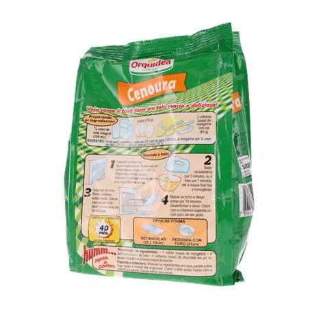MISTURA BOLO ORQUIDEA CENOURA 350G 360-20