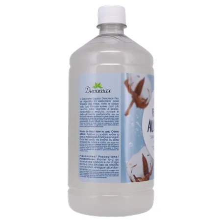 Sabonete líquido denomax flor de algodão 1l 360-27