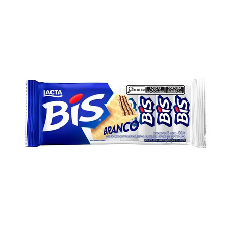 Wafer bis lacta branco 100.8g*.