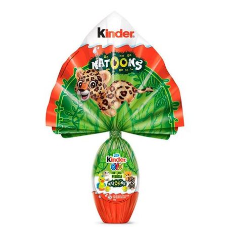 Ovo de chocolate kinder natoons 150g