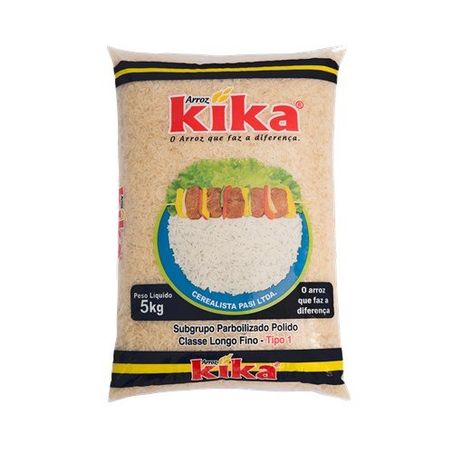 ARROZ BRANCO TIPO 1 KIKA PACOTE 5KG
