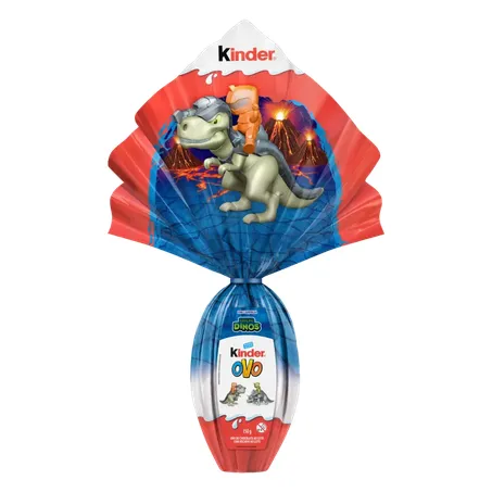 Ovo de páscoa Kinder Maxi Mundo dos Dinos 150g