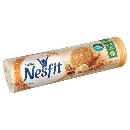 Biscoito Nesfit 160g - Delice - Banana, Aveia e Canela