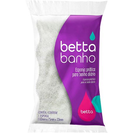 Esponja para banho bettanin slow e massagem