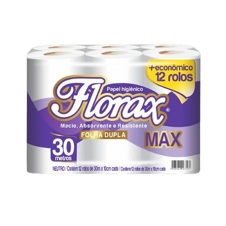 Papel hig.florax max f.d.30mt c 12
