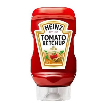 Ketchup Heinz Com Curry Frasco 397gr