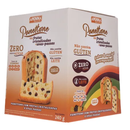 PANETTONE AMINNA S/GLÙTEN 240G 360-4