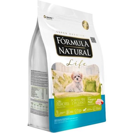 Ração Fórmula Natural Life para Cães Filhotes de Raças Pequenas Frango e Maça 2,5 Kg 360-1