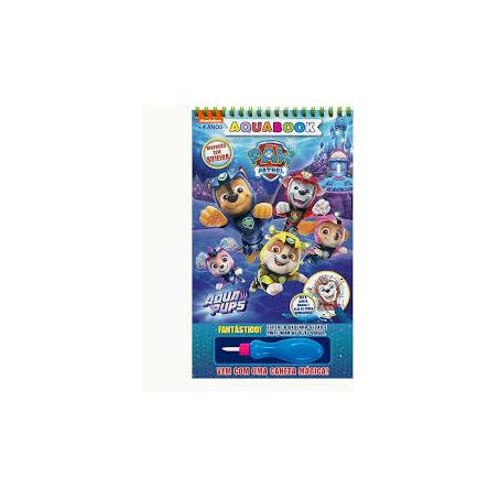 Livro aquabook patrulha canina