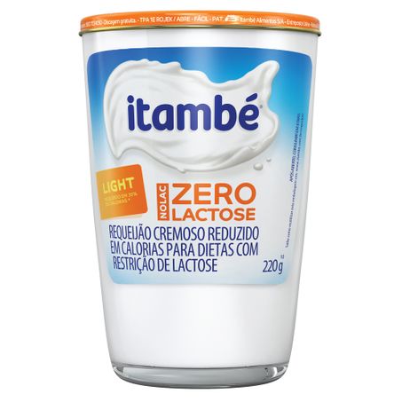 Requeijao itambé 220g nolac light