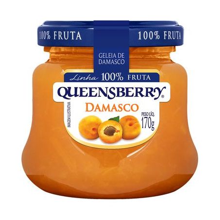 GELEIA QUEENSBERRY 100% FRUTA DAMASCO 170G