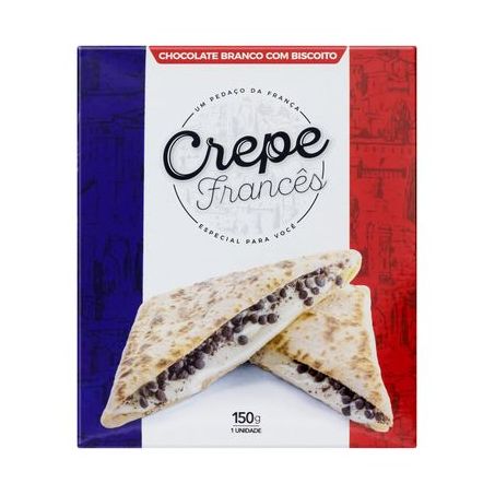 CREPE EZE 200G CHOCOLATE BRANCO COM BISCOITO 