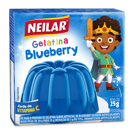 GELATINA NEILAR BLUEBERRY 20G*