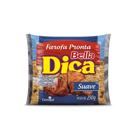 Farofa pronta bella dica 250g suave