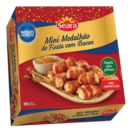 Mini Medalhao Fiesta Seara com Bacon 300g