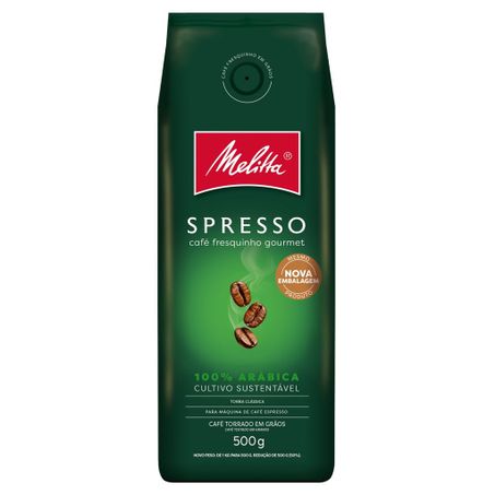 Café Melitta Torrado Em Grãos Gourmet Spresso Sachê 500g 
 