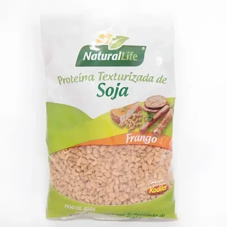 Proteína Soja Natural Life Texturizada Sabor Frango 400g