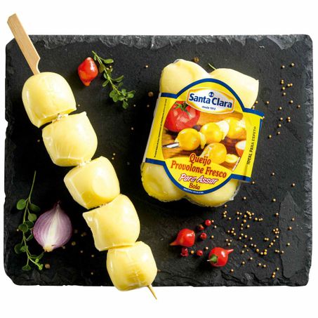 Queijo Santa Clara provolone espeto Aprox. 250g a Un