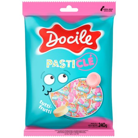 Chicle docile pasticle tutti frutti 100un