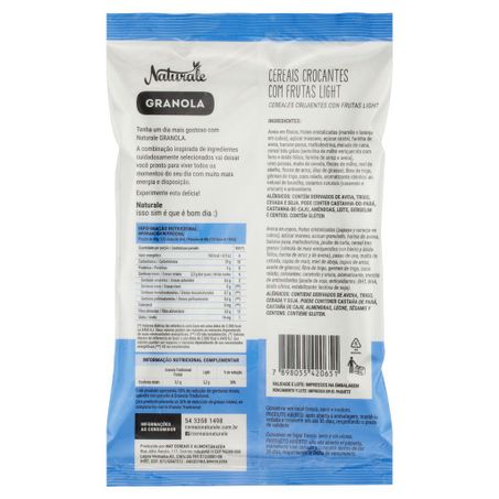 GRANOLA NATURALE FRUTAS LIGHT  1KG 360-3