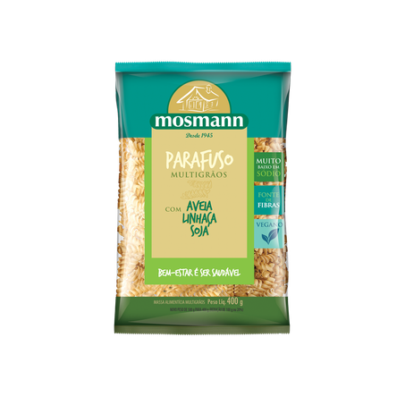 Macarrão Parafuso Multigrãos 400g - Mosmann