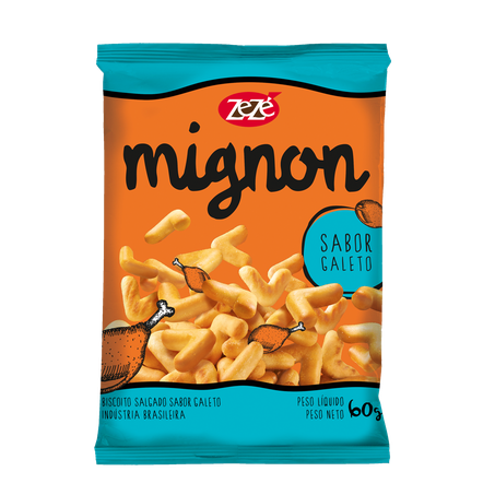 Biscoito zezé mignon galeto 60g