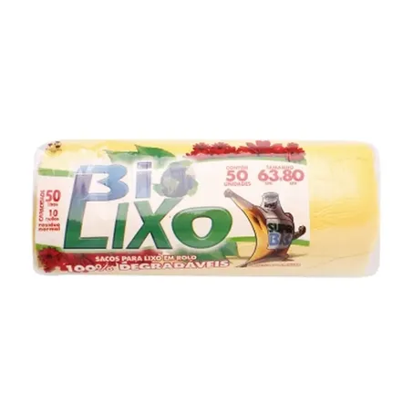 SACO LIXO BIO LIXO PIA BANHEIRO C/50 33X39CM