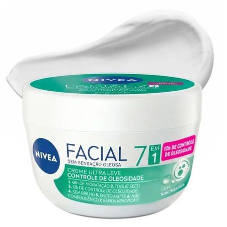 Creme hidratante facial nivea controle de oleosidade 100g