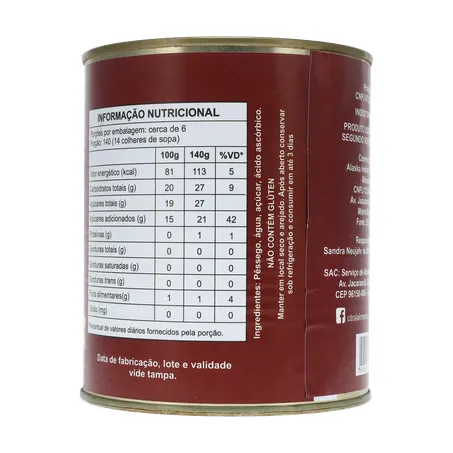 Pessego citral fatias 400g 360-15