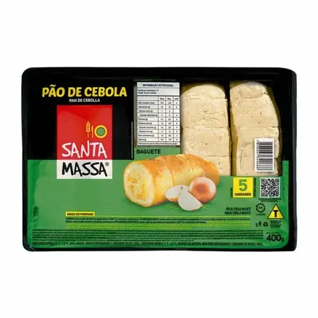 Pao Alho Santa Massa 400g Cebola