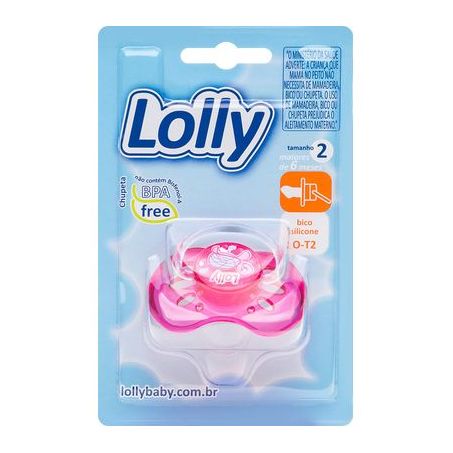 Chupeta lolly 5212/12 oceano silic rosa