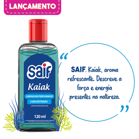 LIMPADOR PERFUMADO SAIF KAIAK 120ML