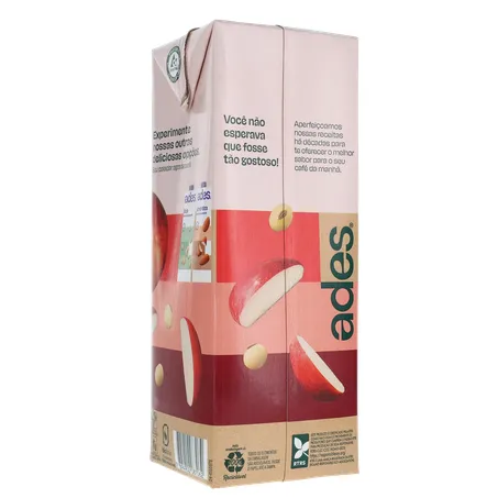 Bebida Base Soja Ades Frutas Maça 1l 360-15