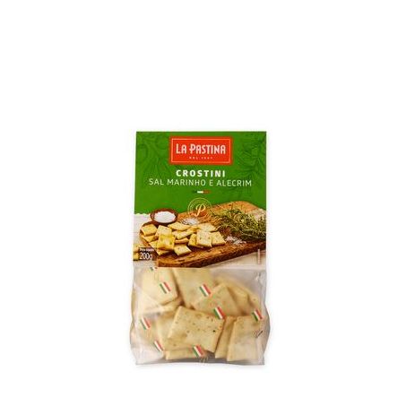 BISCOITO CROSTINI LA PASTINA SAL MAR ALECRIN 200G