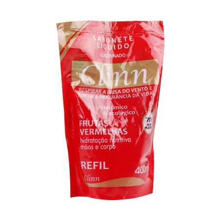 Sabonete líquido Clinn 400Ml Fr.Verm.