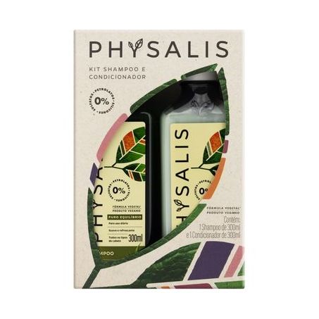 Kit Shampoo e Condicionador Physalis Puro Equilíbrio 300ml