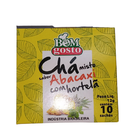 Cha bom gosto abacaxi/hortela 12g